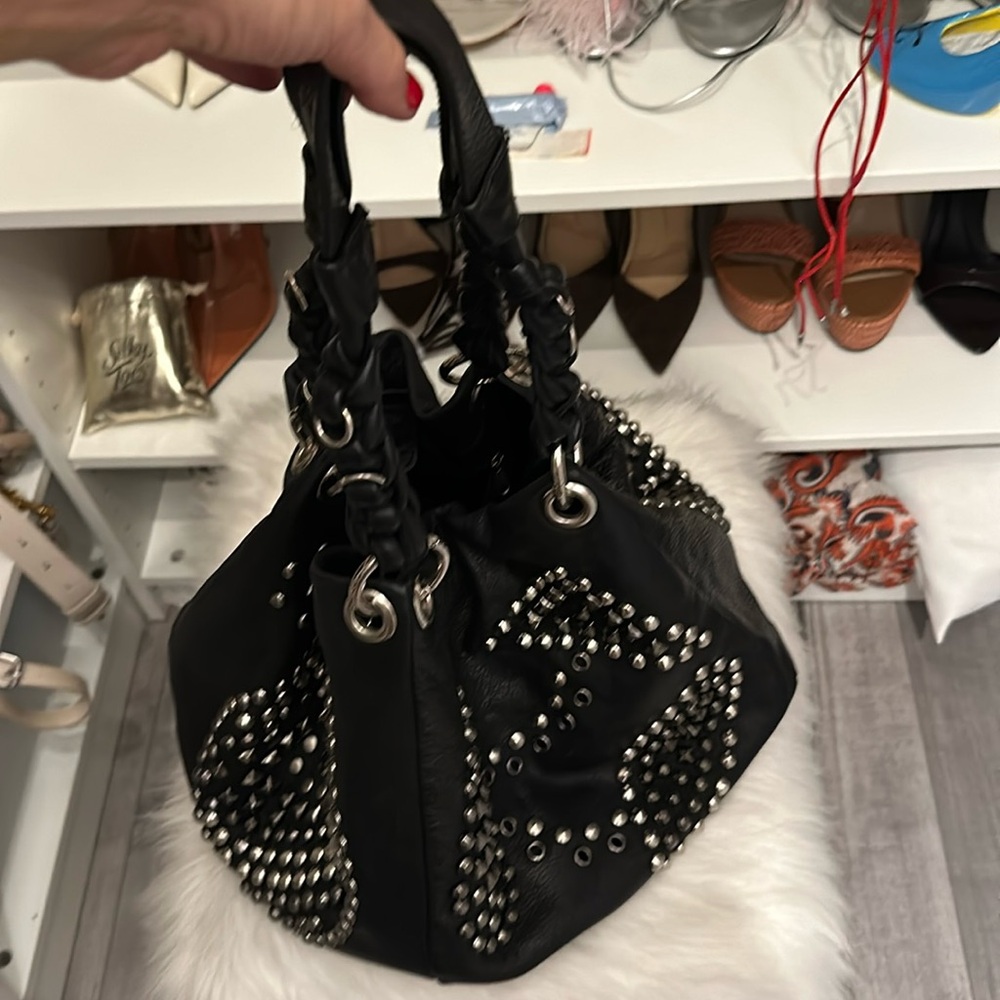 Bebe studded bag